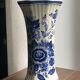Vintage blue Delfts vase