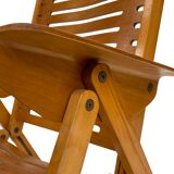Vintage set of four Rex Plywood folding chairs by Niko Kralj design 1950