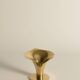 Art Deco Brass Calla Lily Candle Holder by Carl-Einar Borgström for Ystad-Metall