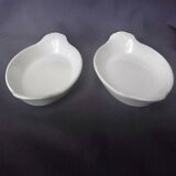 Pillivuyt Oval Au Gratin White Baking Dishes Porcelain-set 2