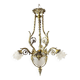 Louis XV style chandelier in bronze and glass, 19th century