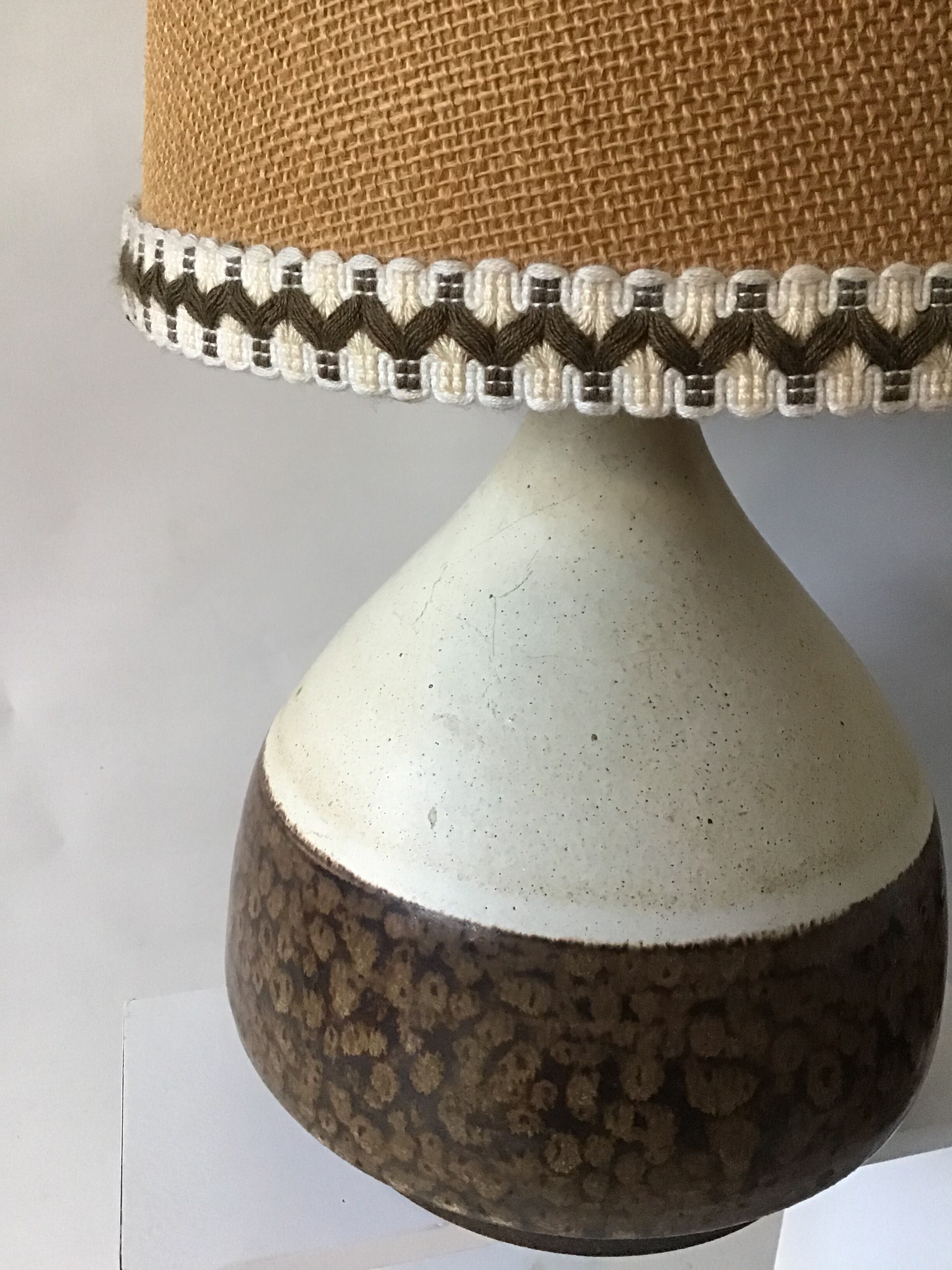 Jersey Pottery vintage lamp