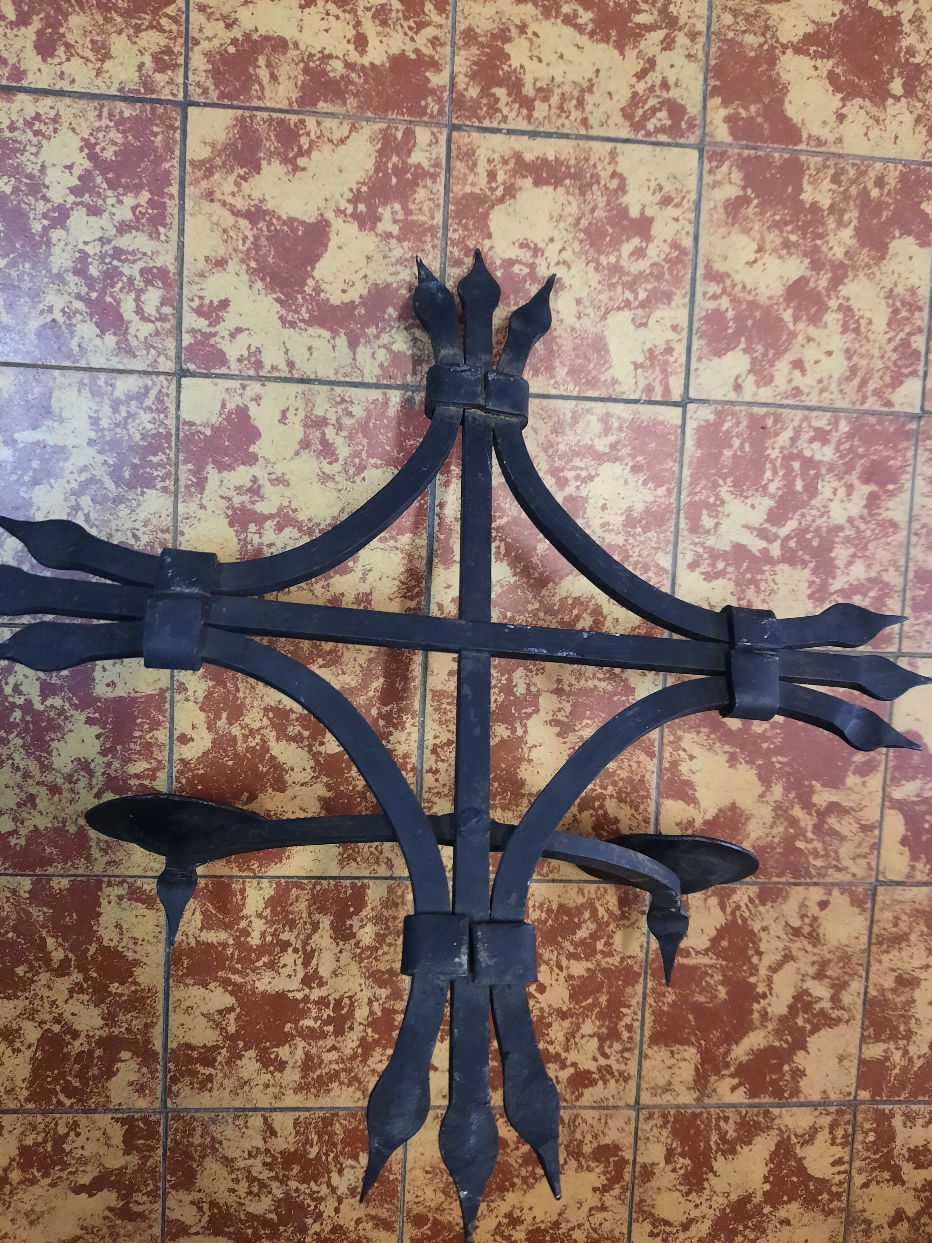 Wrought iron chandelier
