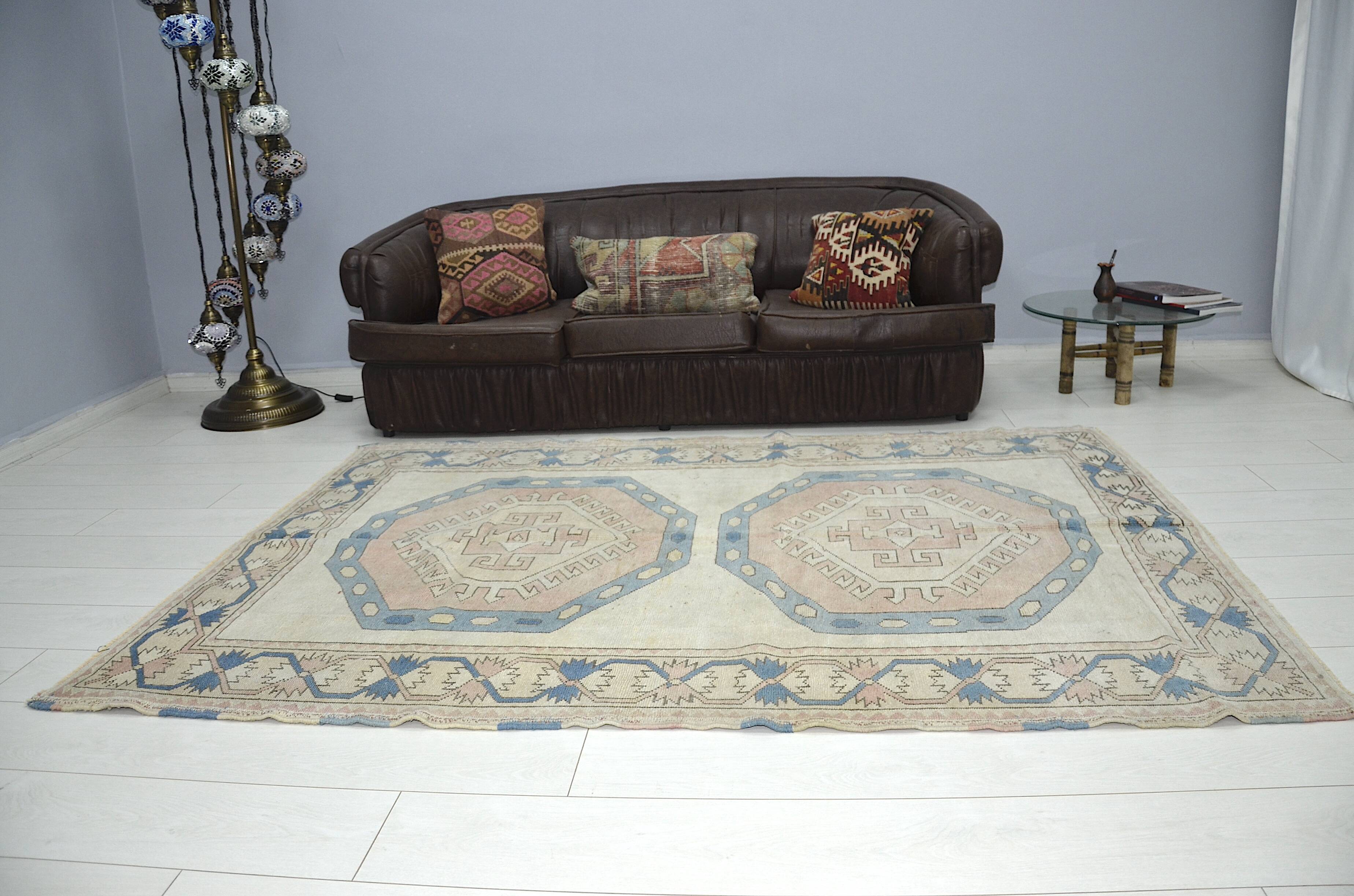 Blue & Red Anatolian Rug sku 1151