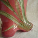 Vase 1900 décor Iris signé Delphin Massier Vallauris