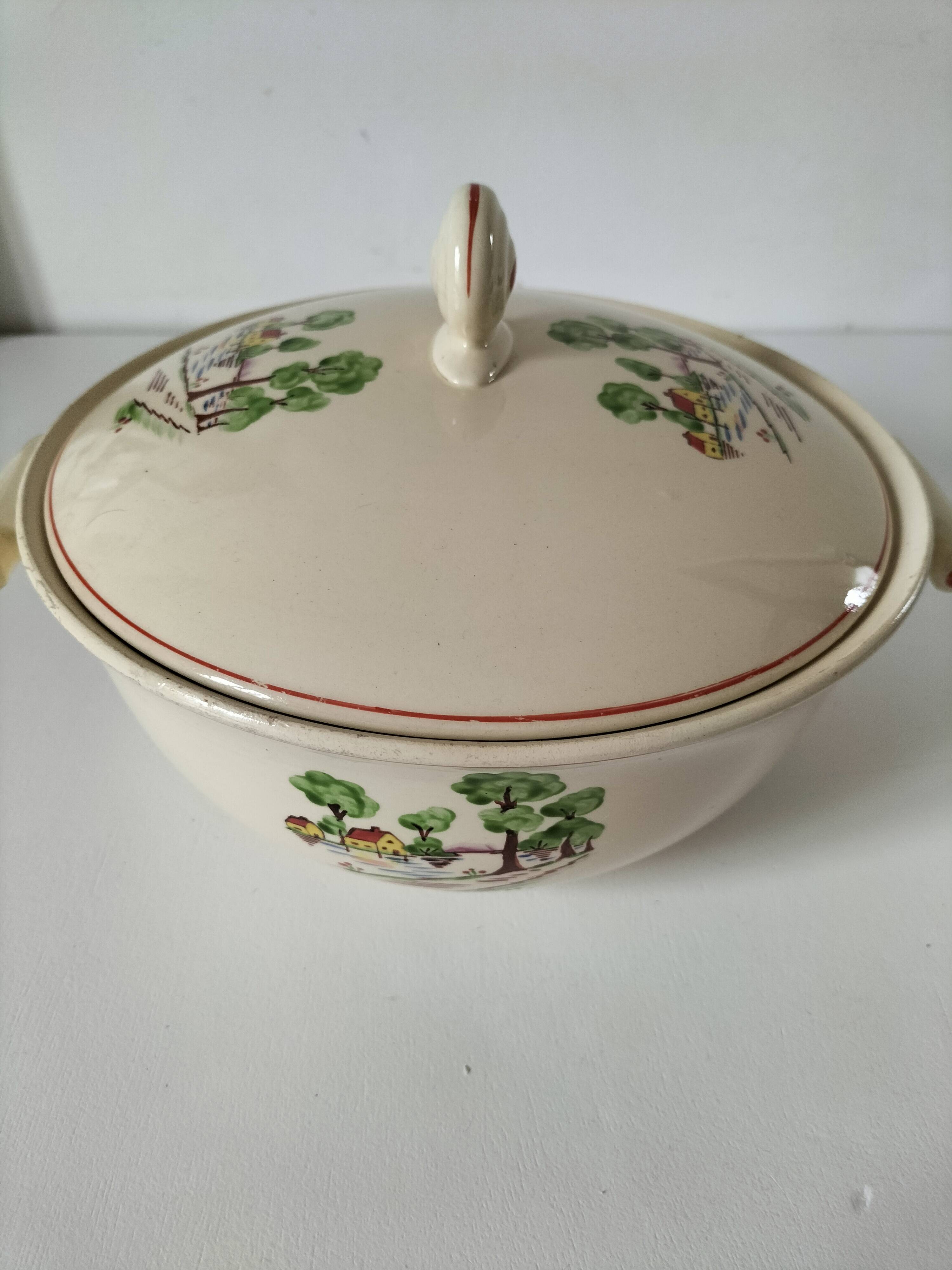 Old vegetable dish Moulin des Loups Orchies decoration My Countryside