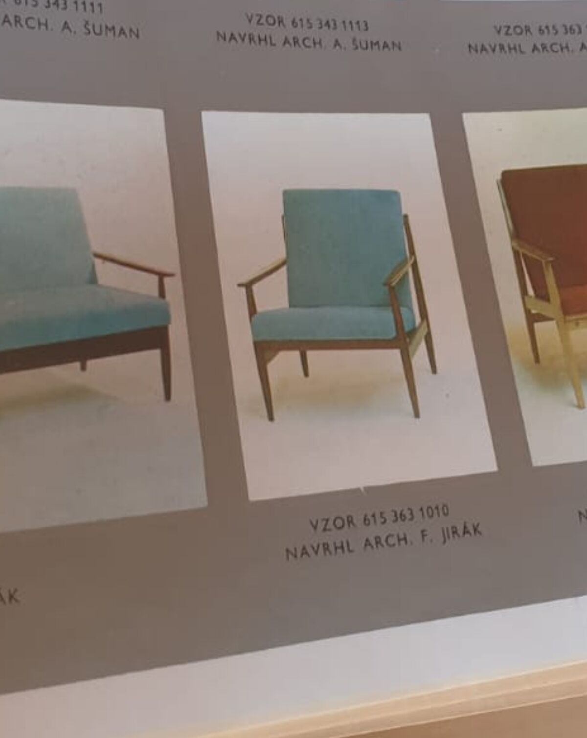 Pair of armchairs by Frantisek Jirak for TON Bystřice (Thonet)