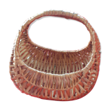 Panier en osier des annèes 1960