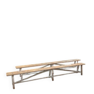 bancs en bois - 3m