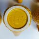 Handmade yellow pineapple mugs signed Kerangol made in Portugal.