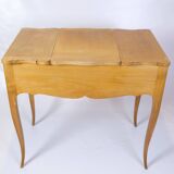 Vanity With Bulit In Drawers & Mirror Made In Light Mahogany From 1920s