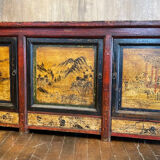 Buffet ancien chinois 3 portes + 3 tiroirs