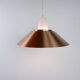 Lampe suspendue vintage années 1970