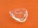 1970s Ashtray "hand" Transparent glass France Reims