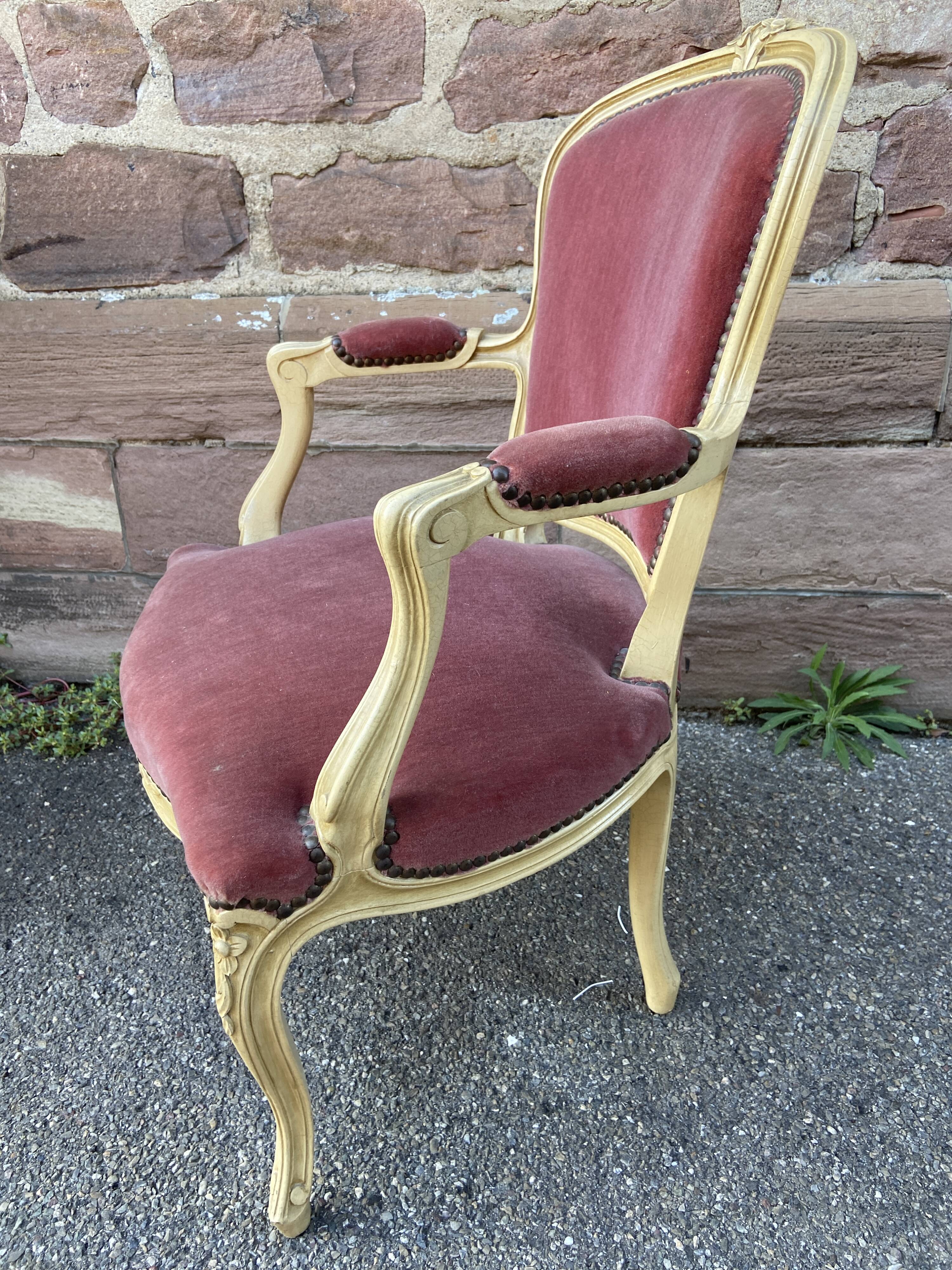 Cabriolet L XV armchair