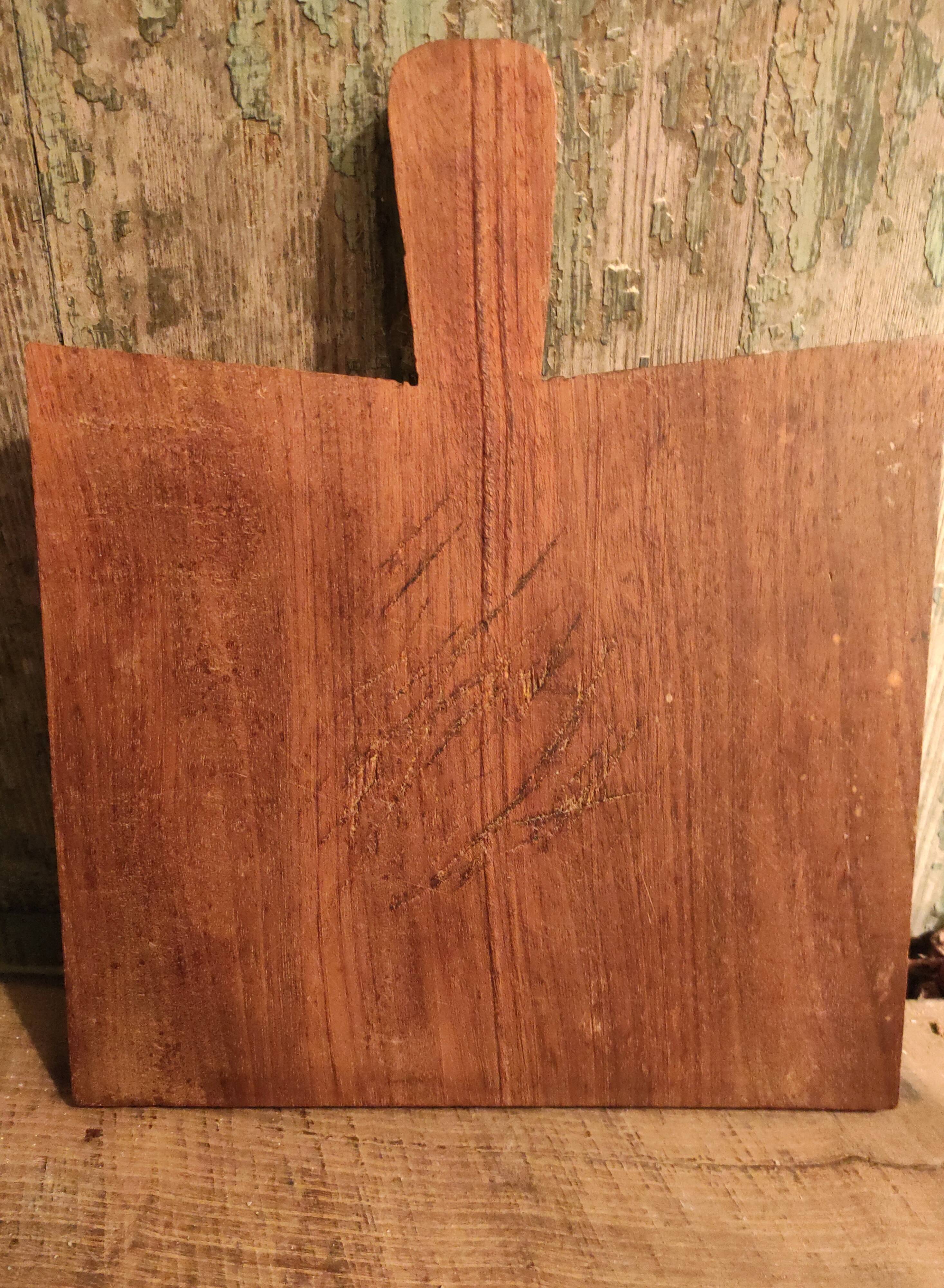 Vintage French wooden chopping board