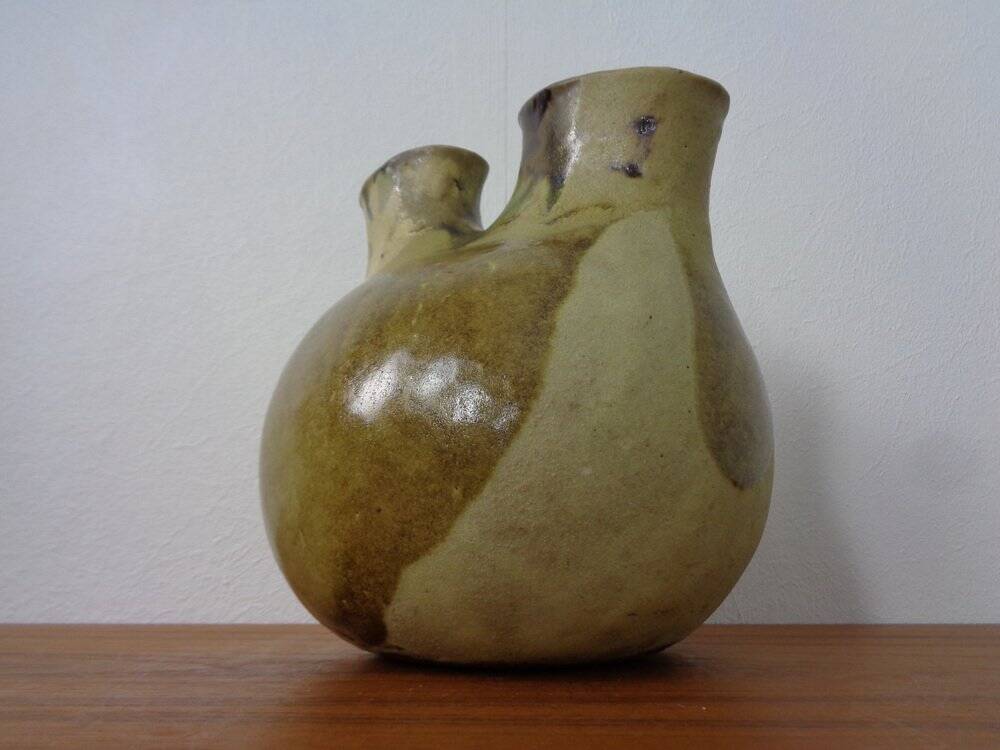 Danish Studio Ceramic Vase, 1960s