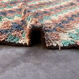 Moroccan boujad colorful rug - 135 x 241 cm