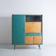 Secretary desk with plenty of storage, completely refurbished, circa 1960