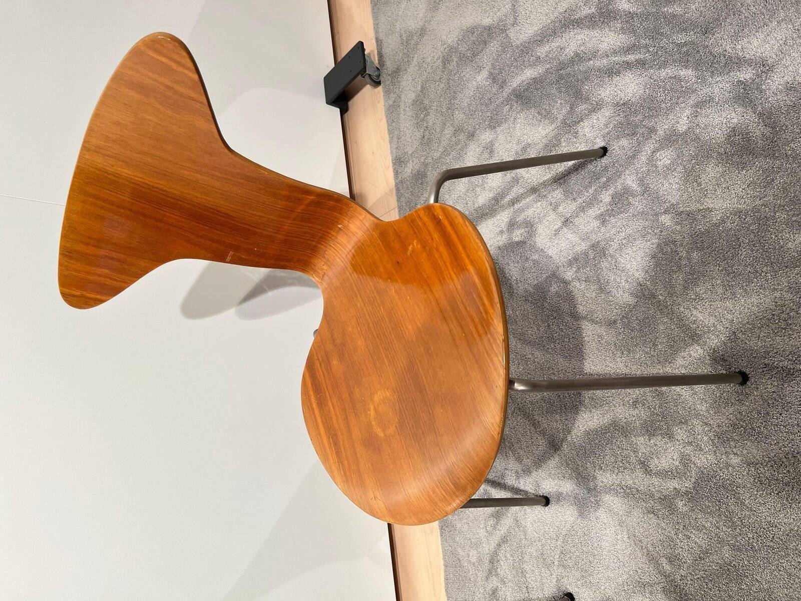 Set of Teak Desk Chairs, Denmark, 1950s