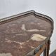 Napoleon III display cabinet with curved glass