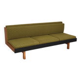 Green folding bench / Sofa  
Drevotvar Czechoslovakia 1960
