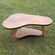 Table de salon de forme haricot années 60