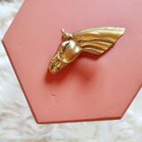 Brass horse letter clip