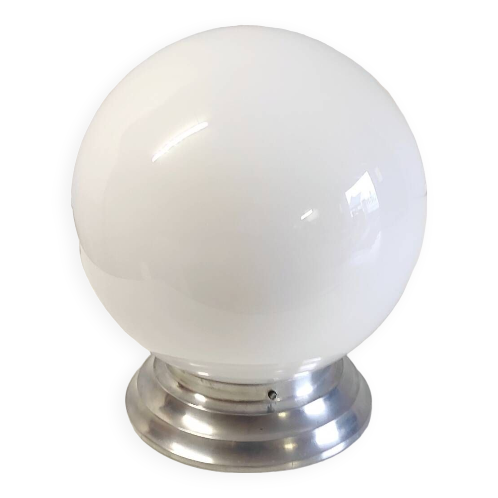 Bauhaus globe opaline ceiling light - early 20th century
