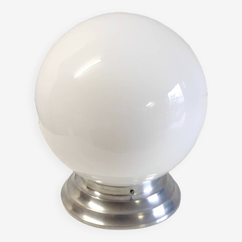 Bauhaus globe opaline ceiling light - early 20th century