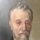 Portrait signed oil , date 19th ieme