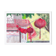Les lampions de Hanoï - A4 - Dessin au pastel - Voyage - Vietnam - Asie