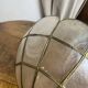 Mother-of-pearl and brass wall light