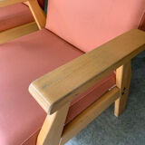 Fauteuil bois clair
