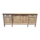 Aero-sanded cherry wood enfilade