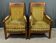 Paire de Fauteuils « Bergère » en Acajou, époque Empire – Début XIXe