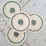 8 Dessert plates iron land