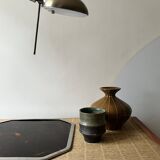 Bar cart in metal and oak by Jullian, designed in France 1960.