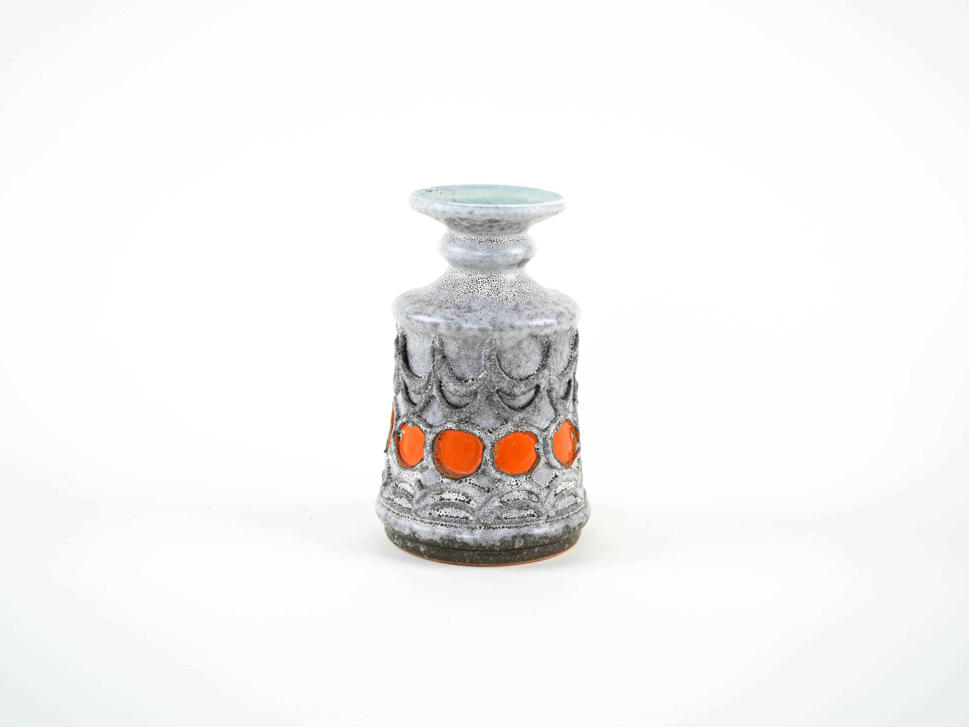 Ceramic vase, German design, 1960s, manufactured by Strehla