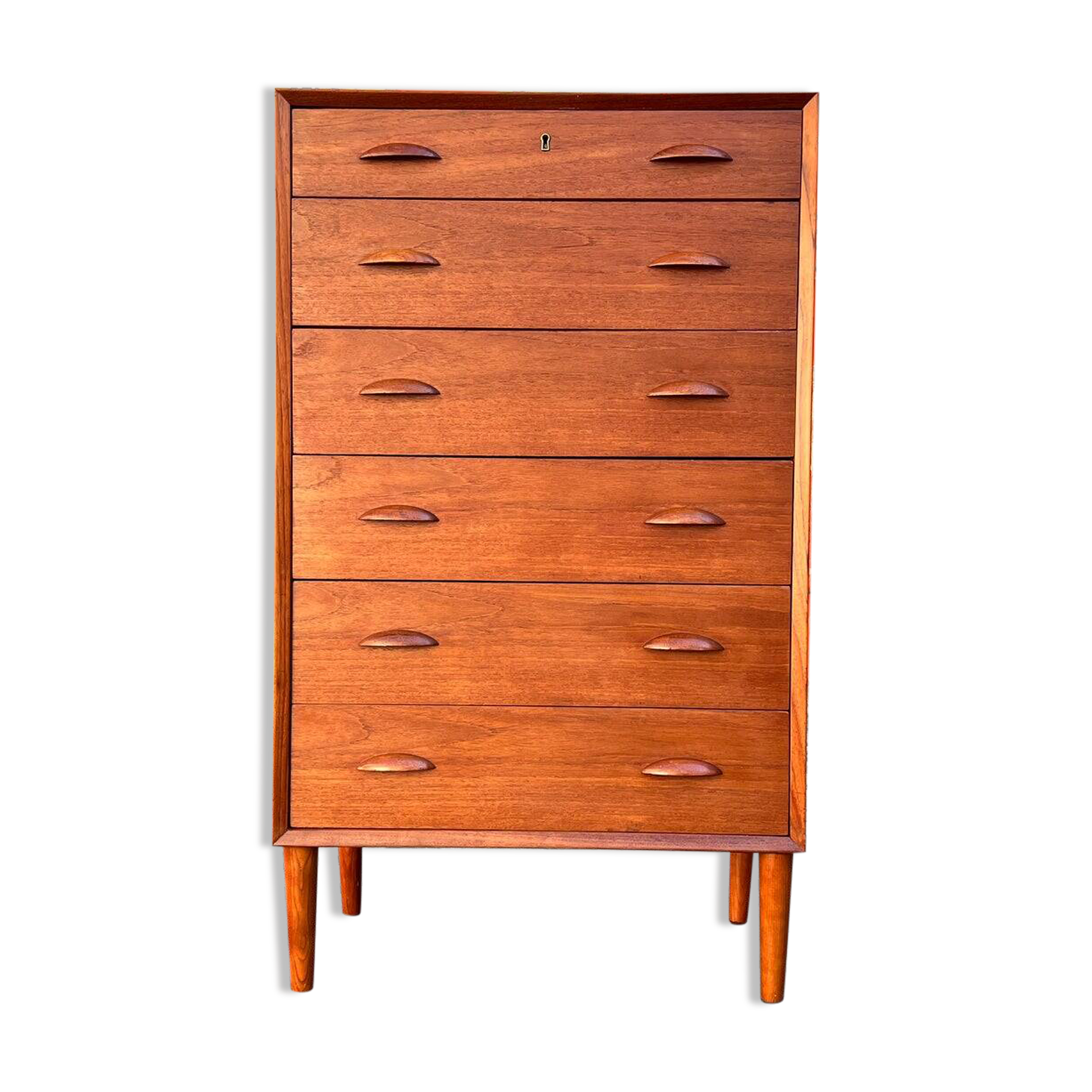 Teak Chest of Drawers from Denmark