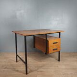 Vintage wood and iron desk
