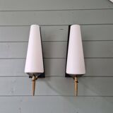 Pair of wall lights from the 1950s