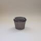 Brown glazed stoneware pot — Antique pottery