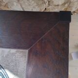 Wood and ceramic coffee table