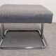 Pair of tubular Space Age stools from the 60s/70s