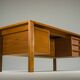 Mid-Century Teak Freestanding Desk from Gv Møbler, 1960s