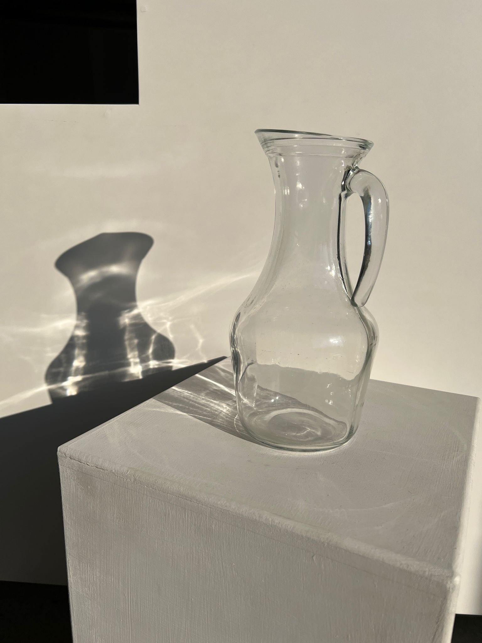 Vintage water decanter H: 25cm