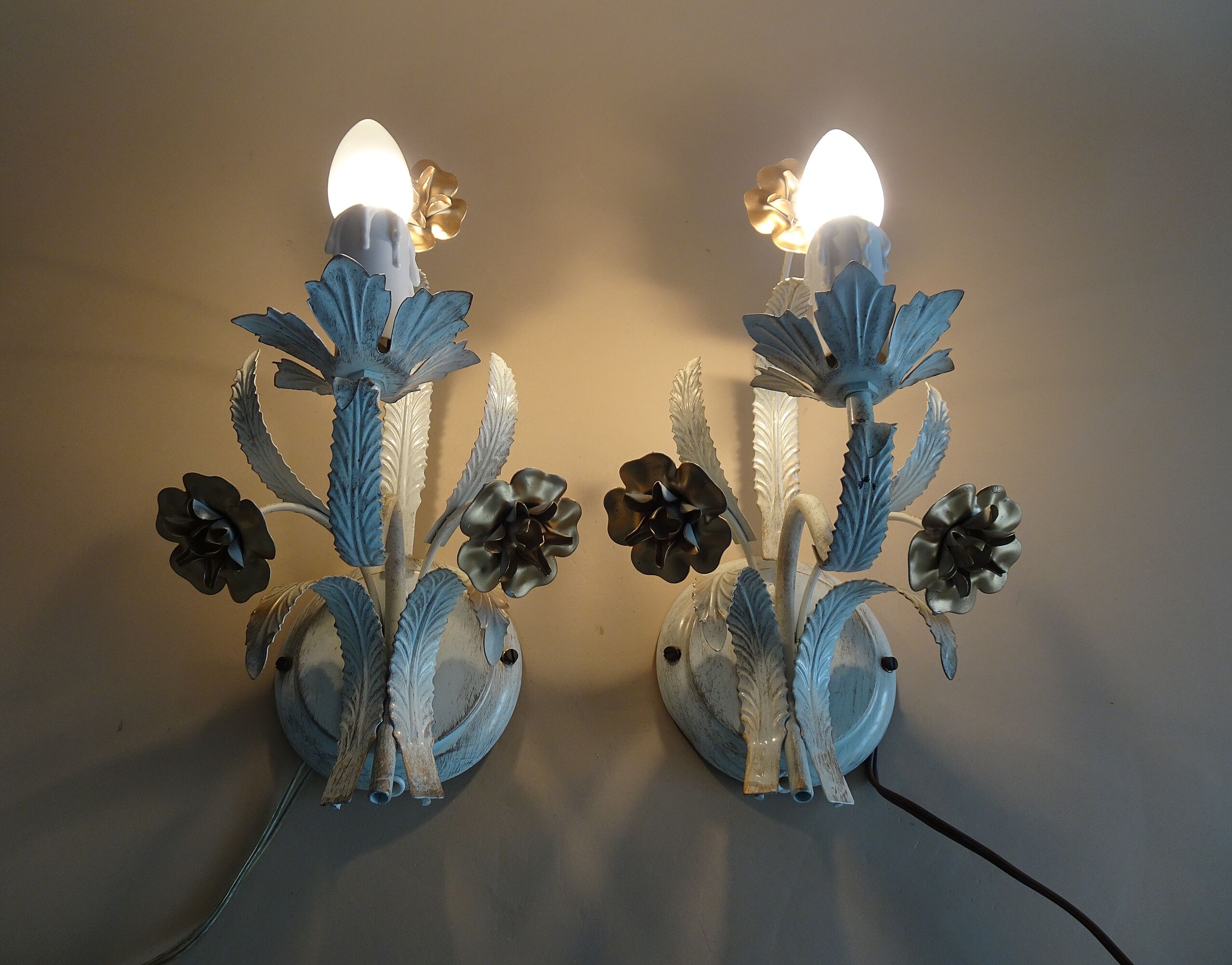 Wall lamp set in the Florentine style by Fischer Leuchten