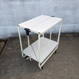 Folding rolling table, serving