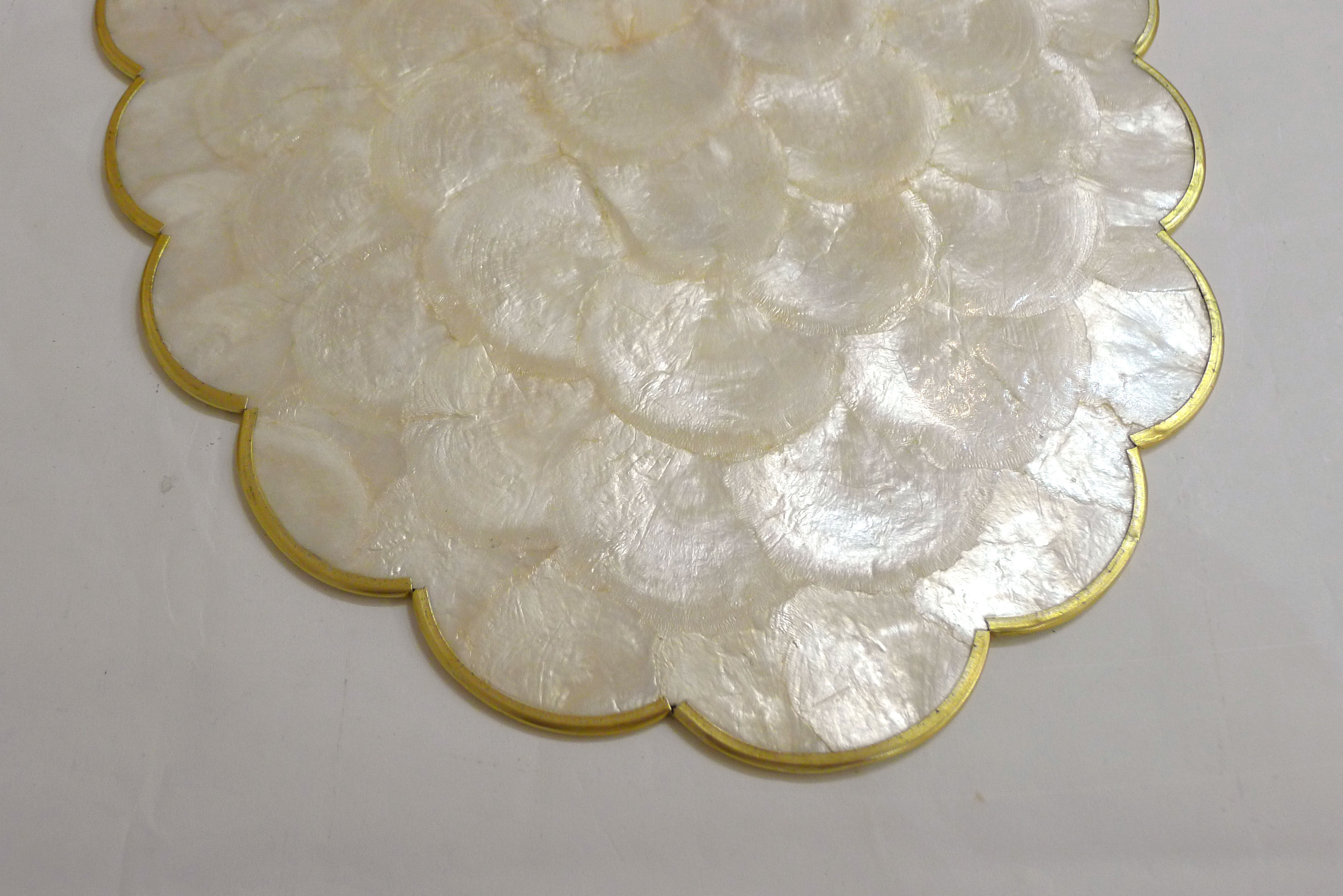 Cloud-shaped mother of Pearl wall decoration